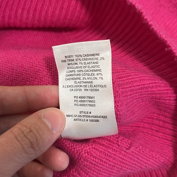 Babaton Luxe 100% Cashmere Mockneck Sweater - Picture 3 of 3